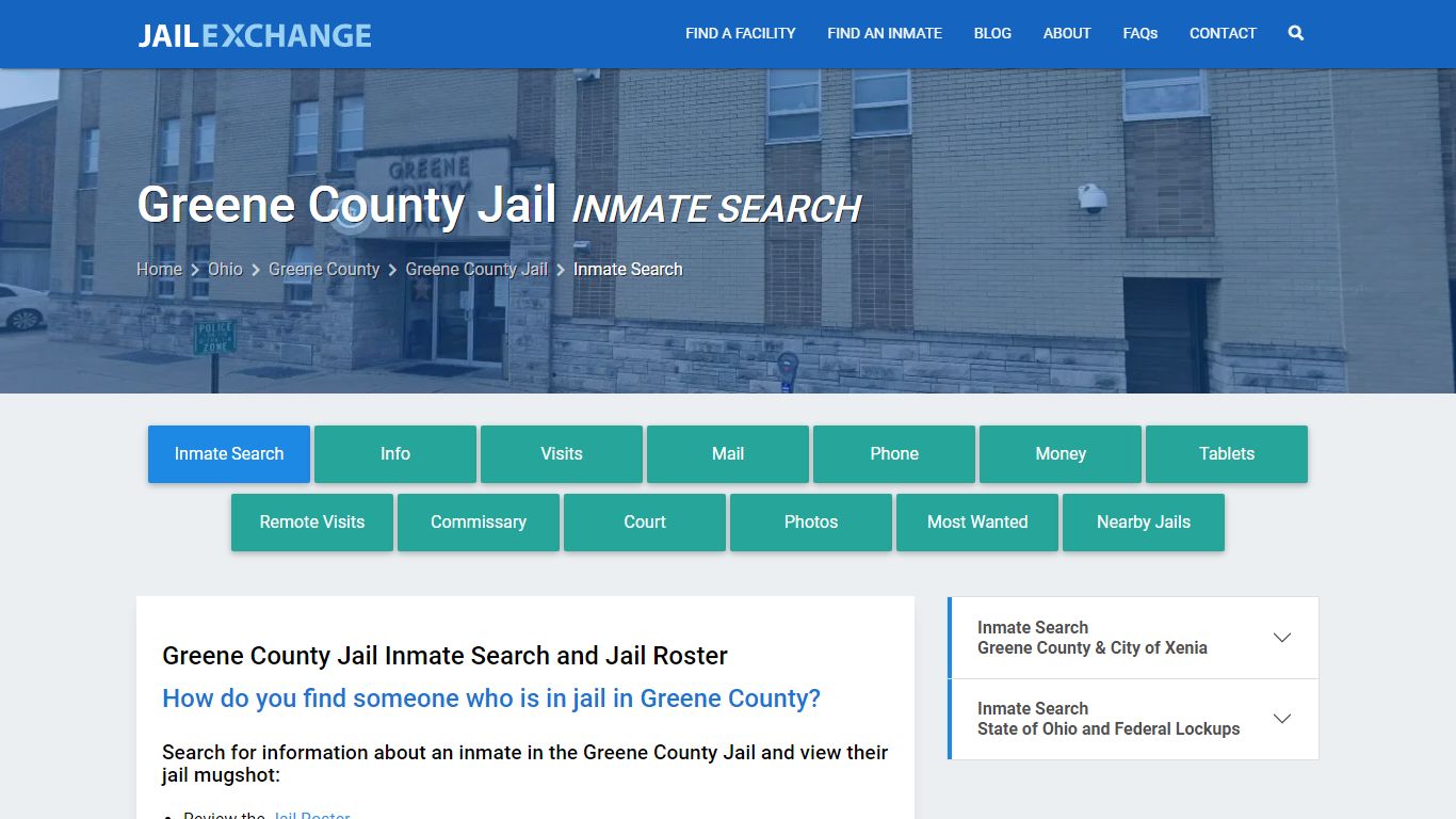 Inmate Search: Roster & Mugshots - Greene County Jail, OH